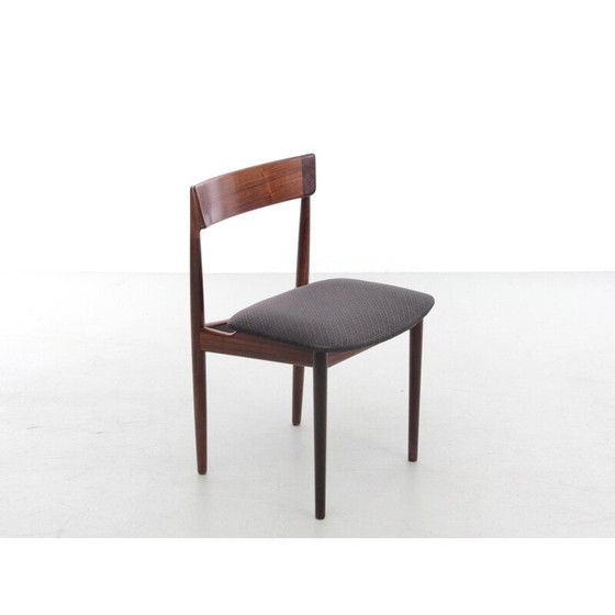 Image 1 of Satz von 4 skandinavischen Vintage-Stühlen aus Teakholz von Harry Rosengren Hansen für Brande Møbelindustri, 1960