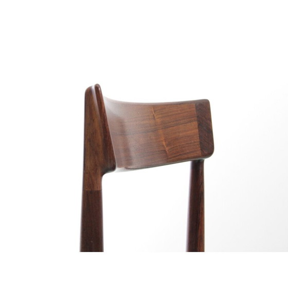 Image 1 of Satz von 4 skandinavischen Vintage-Stühlen aus Teakholz von Harry Rosengren Hansen für Brande Møbelindustri, 1960