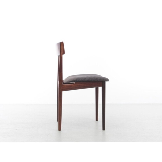 Image 1 of Satz von 4 skandinavischen Vintage-Stühlen aus Teakholz von Harry Rosengren Hansen für Brande Møbelindustri, 1960