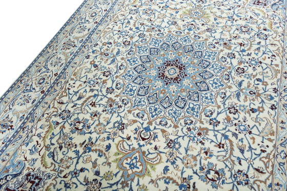 Image 1 of Handgeknüpfter Nain 9La Perserteppich Mit Seide