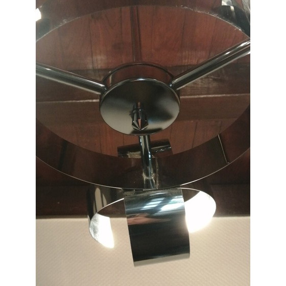 Image 1 of Vintage-Kronleuchter aus verchromtem Metall, 1970