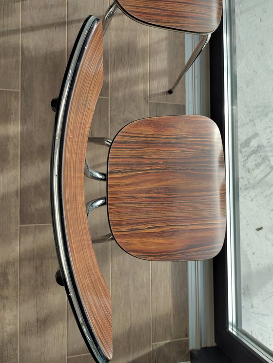 Image 1 of 2x Vintage 1960er Küchenstühle