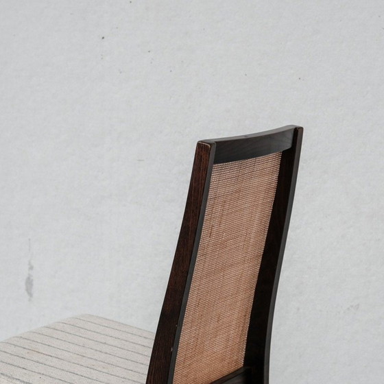 Image 1 of 6 Stühle aus Rattan und Esche, Dänemark 1980