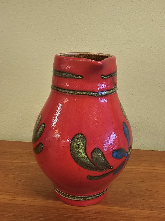 Image 1 of Vintage West Deutschland Krug Vase Ohr Vase