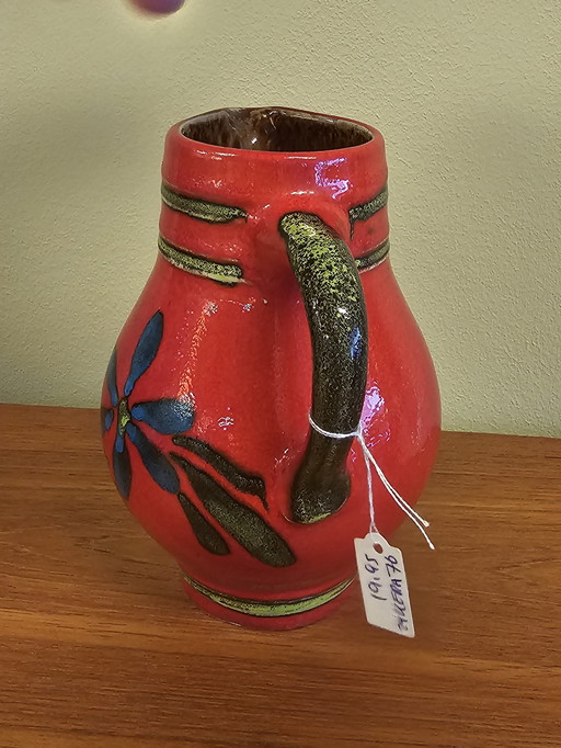 Vintage West Deutschland Krug Vase Ohr Vase