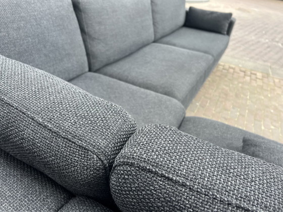 Image 1 of Rolf Benz Ego Ecksofa Stoff Grau