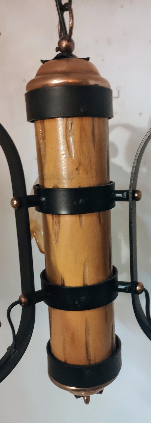 Brutalistische Murano-Lampe