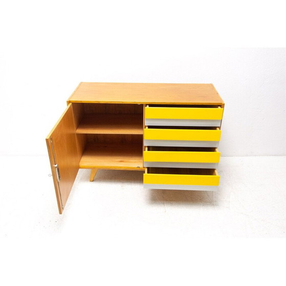 Image 1 of Alte Kommode aus Buchenholz U-458 von Jiri Jiroutek, Tschechoslowakei 1960