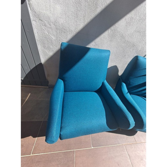 Image 1 of Paar Damensessel aus der Mitte des Jahrhunderts von Marco Zanuso für Arflex, 1950er Jahre