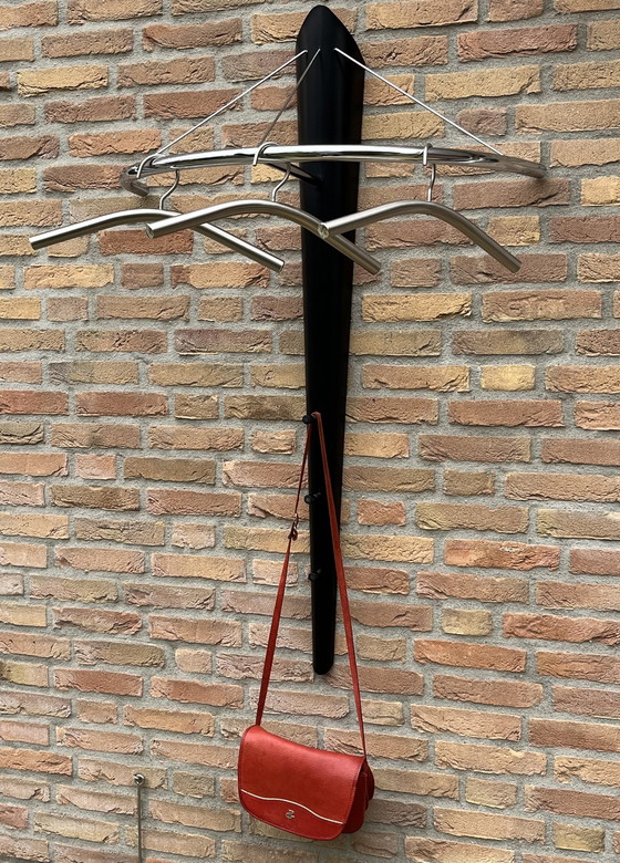 Image 1 of Postmoderner Space Age Design Wandgarderobenständer (1980er)