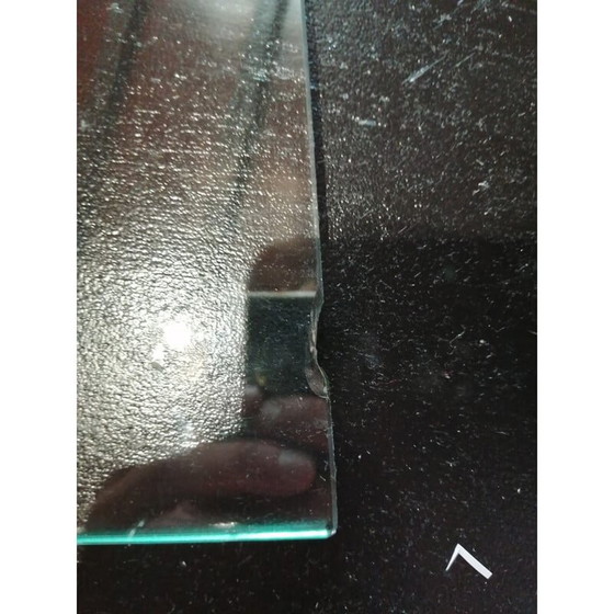 Image 1 of Vintage Couchtisch aus gehärtetem Glas und Messing von Leon Rosen für Pace Collection, 1970