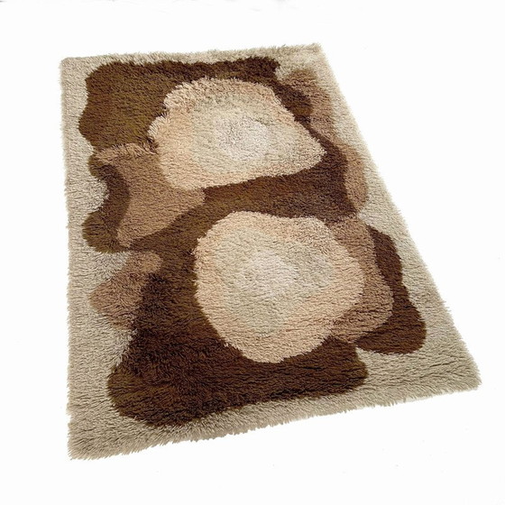 Image 1 of Bunter psychedelischer Vintage-Teppich für Desso, Niederlande 1970