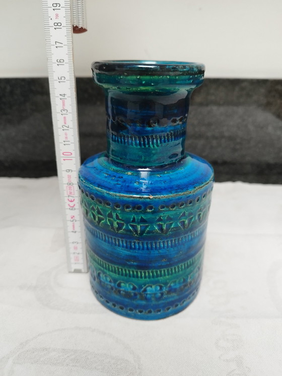 Image 1 of Bitossi Rimini blaue Vase