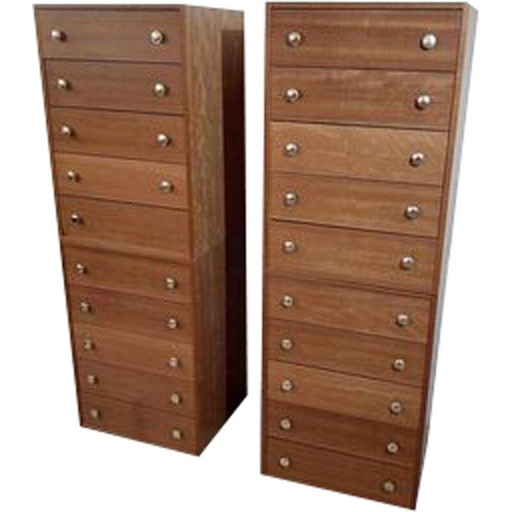 Ein Paar Lumpensammler aus Walnussholz Aus Amerika 1980