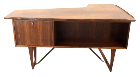 Image 1 of Peter Løvig Nielsen Bumerang-Schreibtisch 'Flovlev' vintage