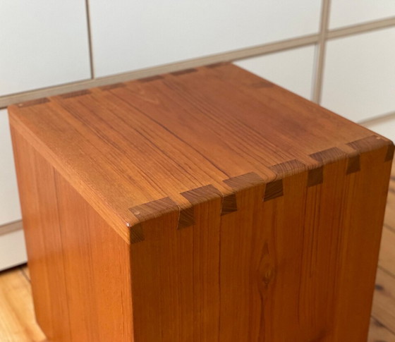 Image 1 of 60er kubus teak couchtisch