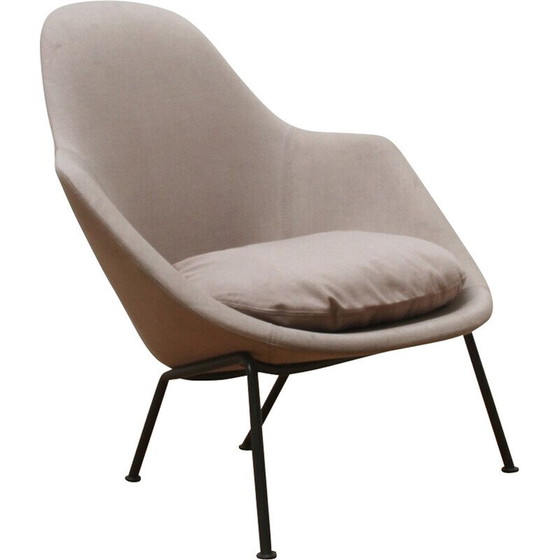 Image 1 of Vintage-Sessel aus beigem Stoff "Dot" von Patrick Norguet für Tacchini