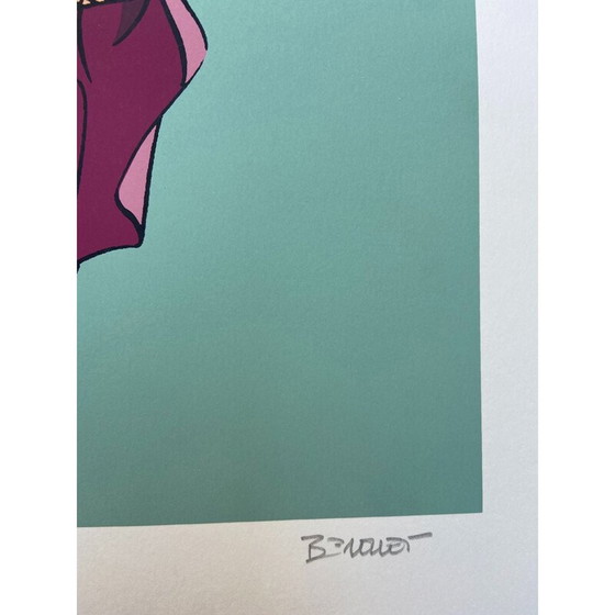 Image 1 of Vintage-Pin-up-Druck von Philippe Berthet