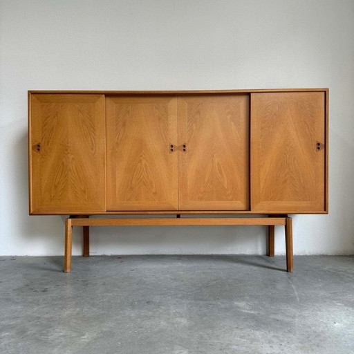 Vintage Danish Highboard Eiche