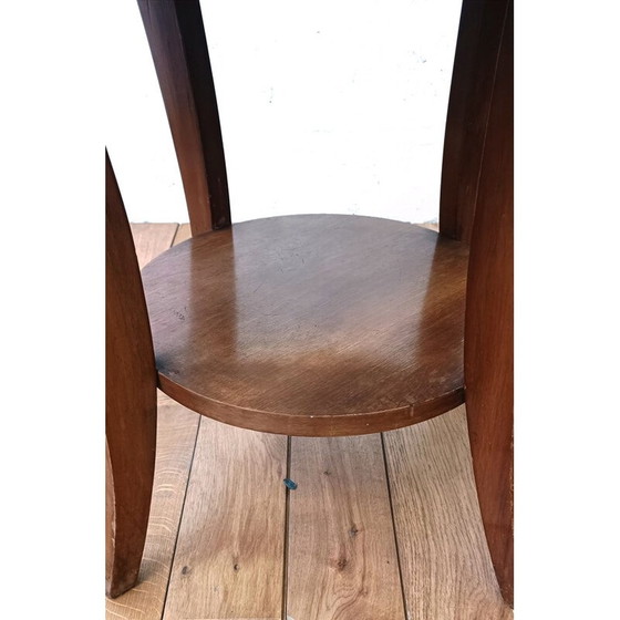 Image 1 of Vintage Beistelltisch aus Holz mit 2 Platten