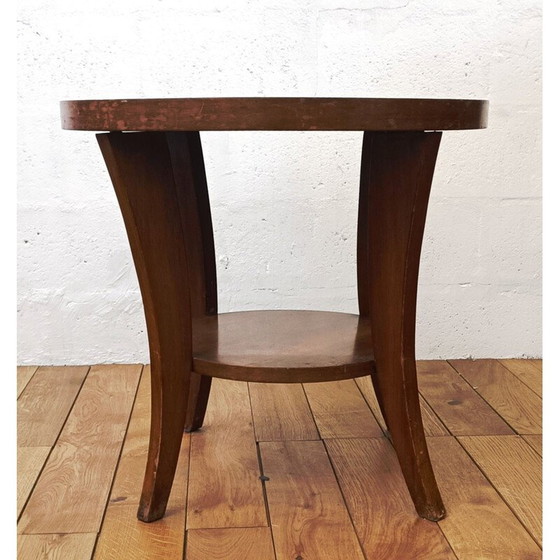 Image 1 of Vintage Beistelltisch aus Holz mit 2 Platten