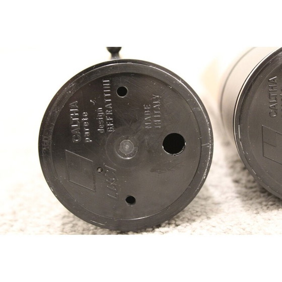 Image 1 of Weinlese-Wandleuchte Caltha, bordeauxfarben lackiert von Gianfranco Frattini, Italien 1980