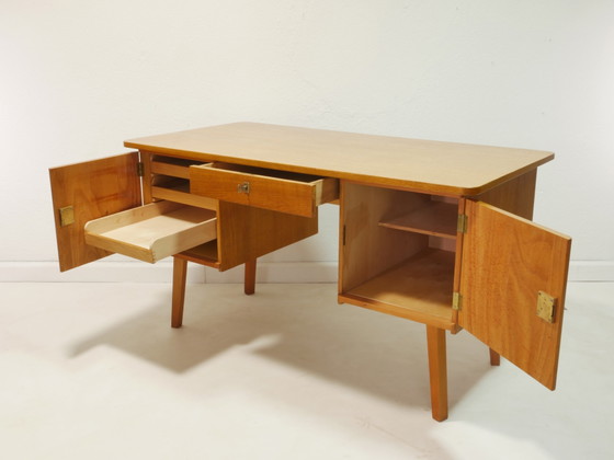 Image 1 of Vintage Schreibtisch, Arbeitstisch Büro, 60er Jahre