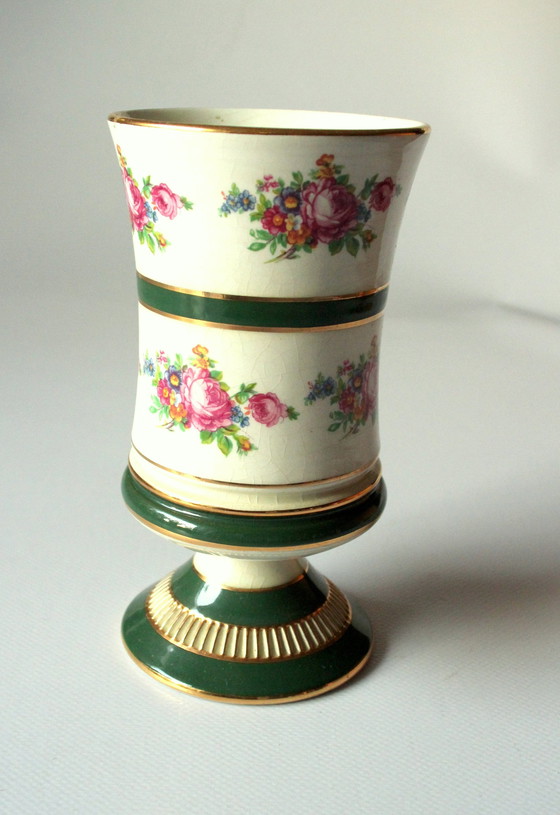 Image 1 of 1940S Pokalvase Porzellan Von Pk Königzelt/Böhmen