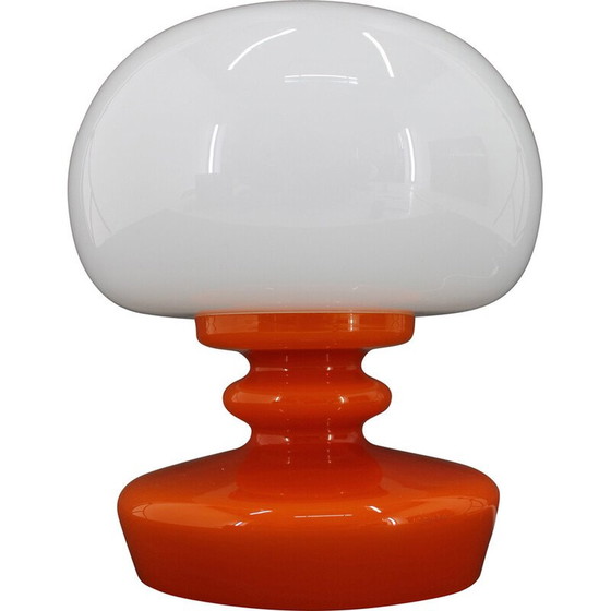 Image 1 of Pilzförmige Tischlampe aus Opalglas von Stepan Tabery, Tschechoslowakei 1970