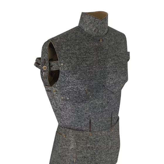 Image 1 of Antike - Frankreich - Ankleideform / Mannequin / Dressboy / Valet Stand - Größenverstellbar - Auf Stativ montiert