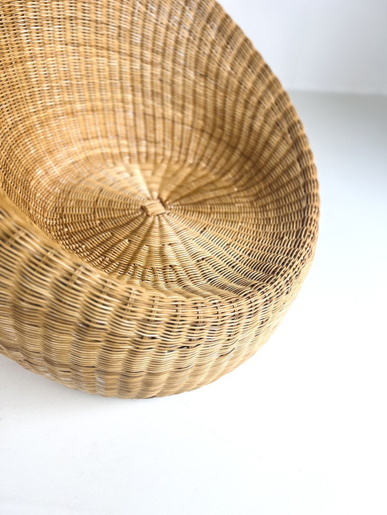 Image 1 of 2X Rattan Schalensitz