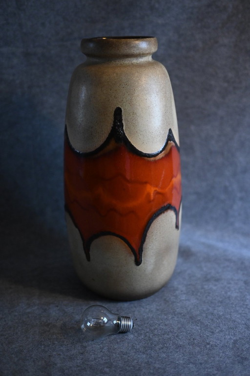 Große Farbintensive Vase - West Germany