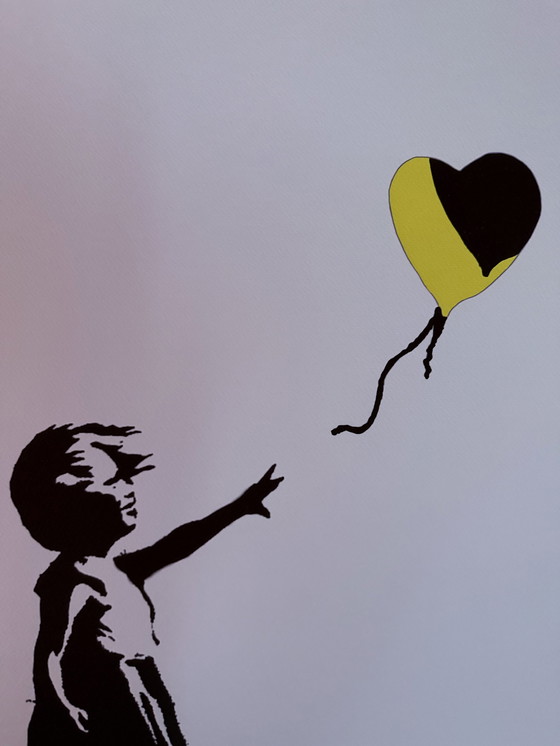 Image 1 of Banksy: "Ballonmädchen" 70/150.