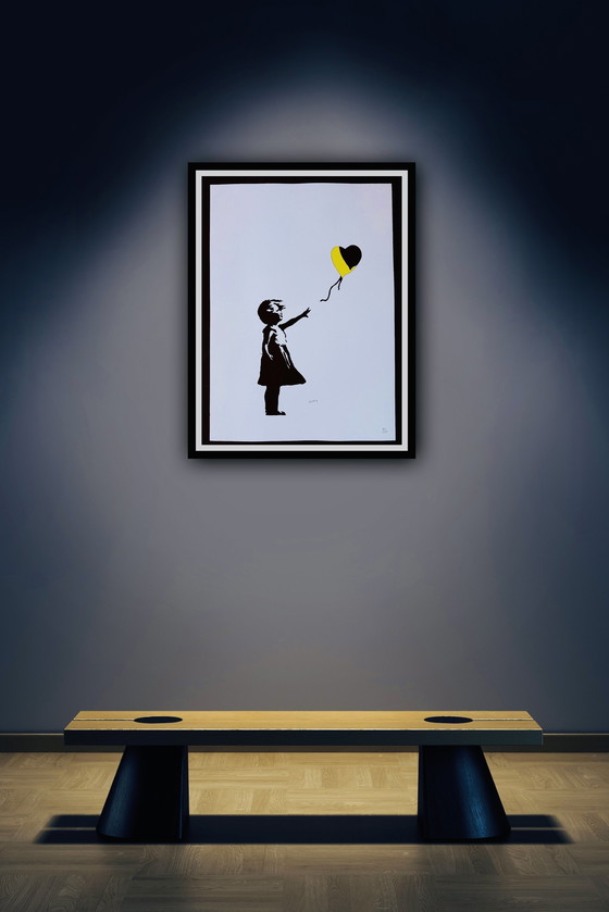 Image 1 of Banksy: "Ballonmädchen" 70/150.