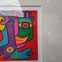 Marianne Naerebout Acryl, Siebdruck 7/50 Bild