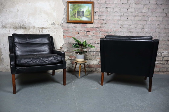 Image 1 of 2x Rud Thygesen VP 66 Mid Century Lounge Chair für Vejen Polstermøbelfabrik