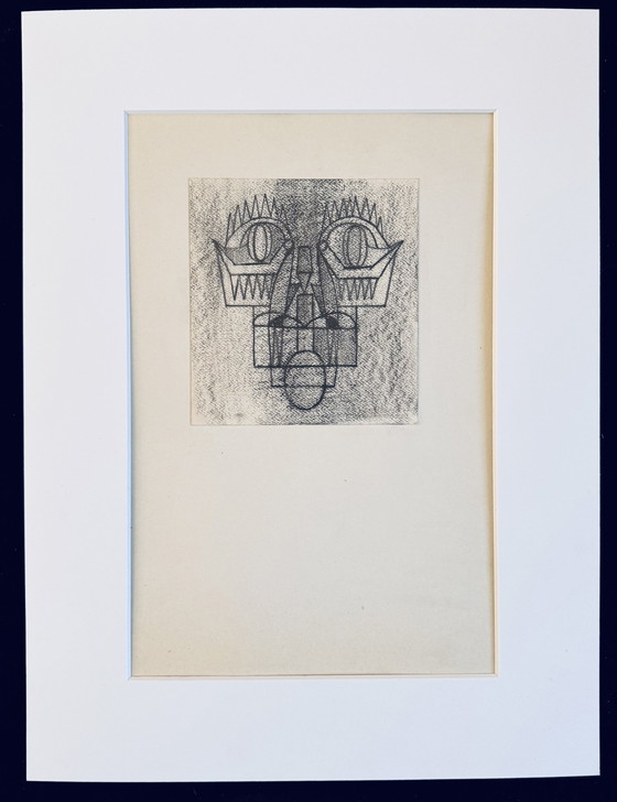 Image 1 of Eugene Eechaut 1928-2019 Paar Entwürfe Um 1960 / Galerie Pfeiffer