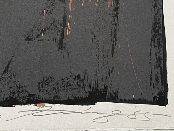 Image 1 of Walasse Ting, Komposition mit Frau und Katze, 1985 Lithographie, signiert