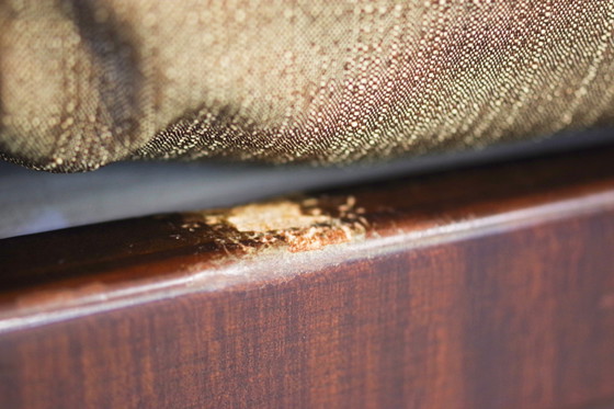 Image 1 of 1970S Modulares Buchenholzsofa von Frigerio - Original Stoffpolsterung, 6er Set