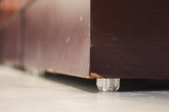 Image 1 of 1970S Modulares Buchenholzsofa von Frigerio - Original Stoffpolsterung, 6er Set