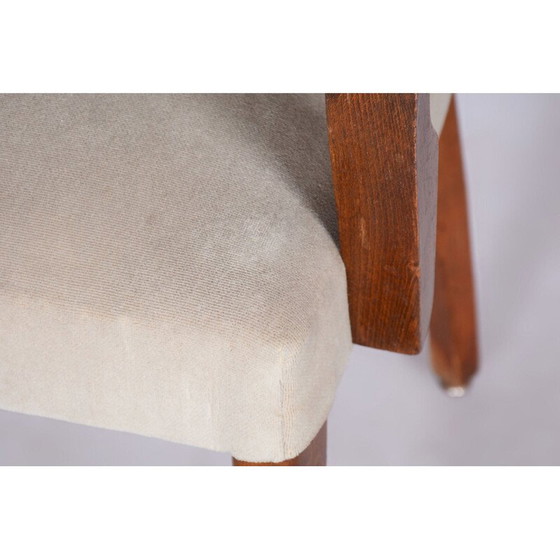 Image 1 of Paar Art-Déco-Sessel aus Buche von Jules Leleu, Frankreich 1930