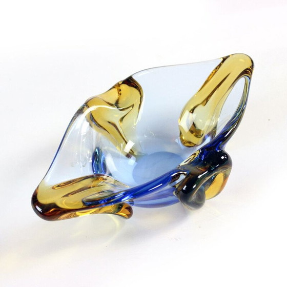 Image 1 of Schale oder Aschenbecher aus Kunstglas von Frantisek Zemek für Skrdlovice, Tschechoslowakei 1960
