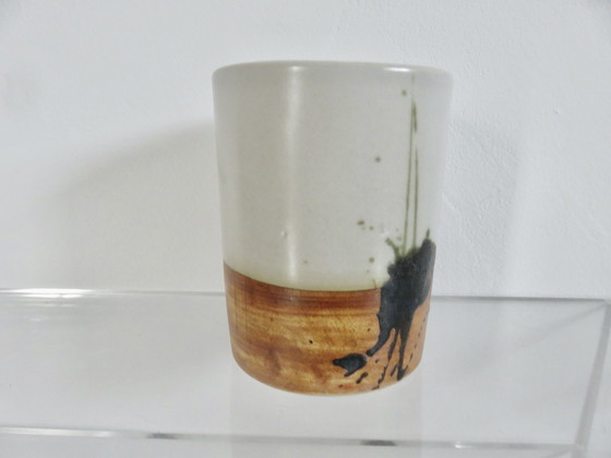 Image 1 of Vase Aus Steingut "Poterie De La Colombe" Vallauris, Frankreich, 1960