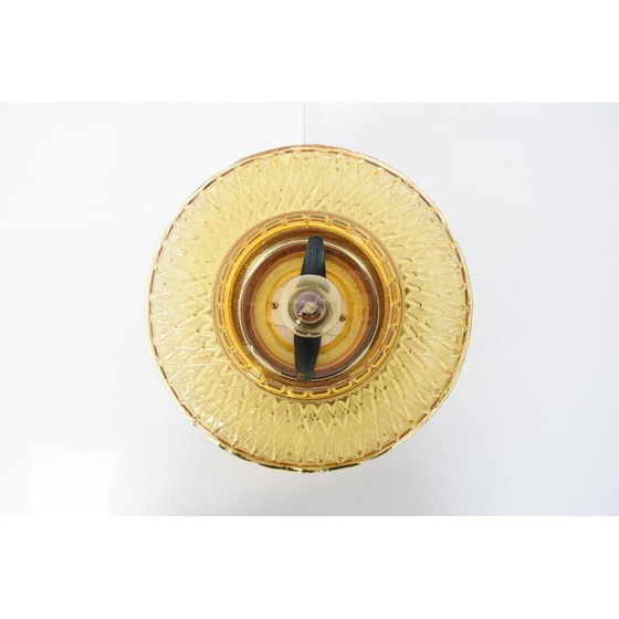 Image 1 of Vintage Tischlampe aus Keramik und Glas, Tschechoslowakei 1960