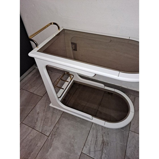 Image 1 of Vintage Barwagen aus lackiertem Holz, Italien 1970