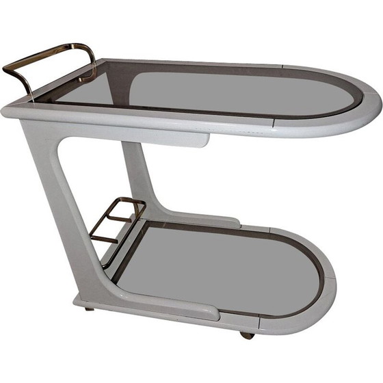 Image 1 of Vintage Barwagen aus lackiertem Holz, Italien 1970