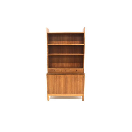 Vintage Teakholz Bücherschrank Kommode, Schweden 1960