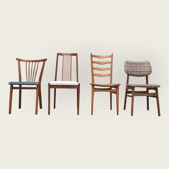 Image 1 of 4x Esstischstühle aus der Mid Century