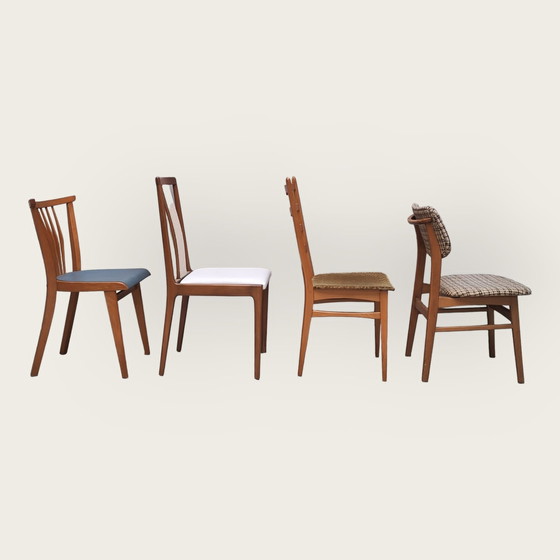 Image 1 of 4x Esstischstühle aus der Mid Century