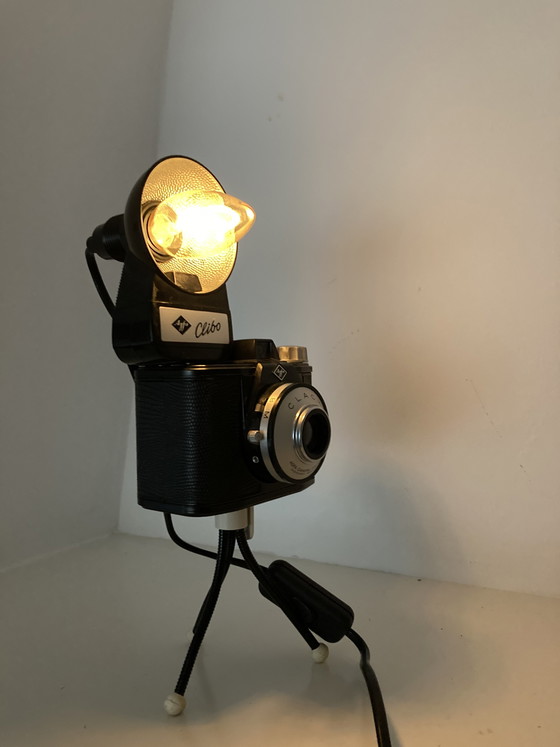 Image 1 of Vintage Kamera Lampe Agfa Stativ